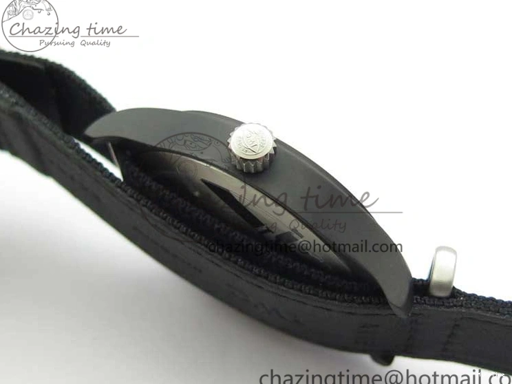 MIROTIME 0223 Pilot IW326901 Real Ceramic MK 1:1 Best Edition Black Dial On Nylon Strap MIYOTA FastDry 7126